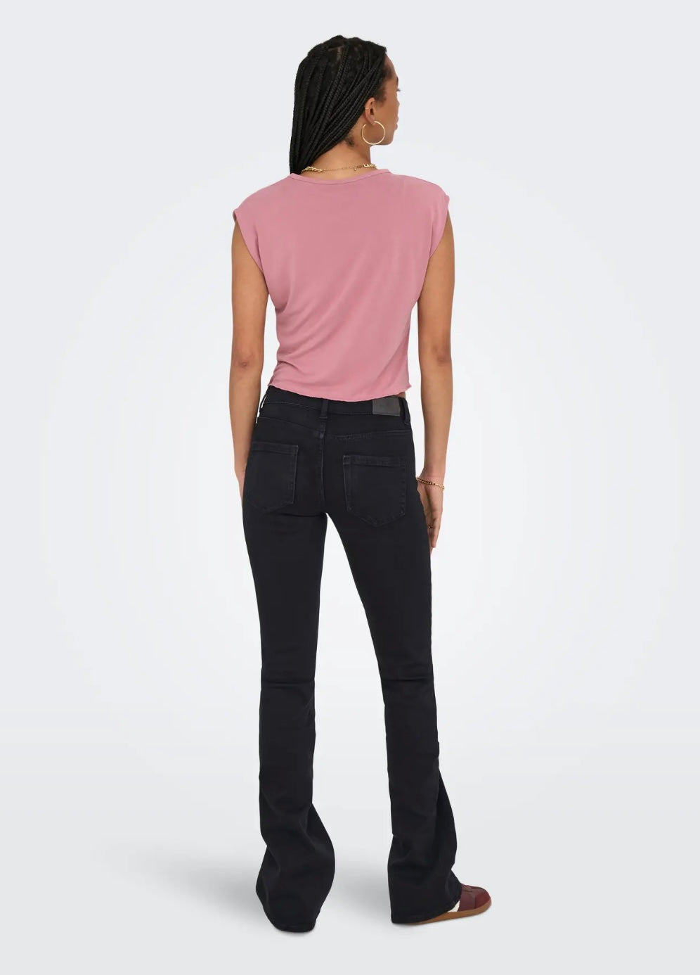 ONLBLUSH LOW WAIST FLARED DNM REA1099