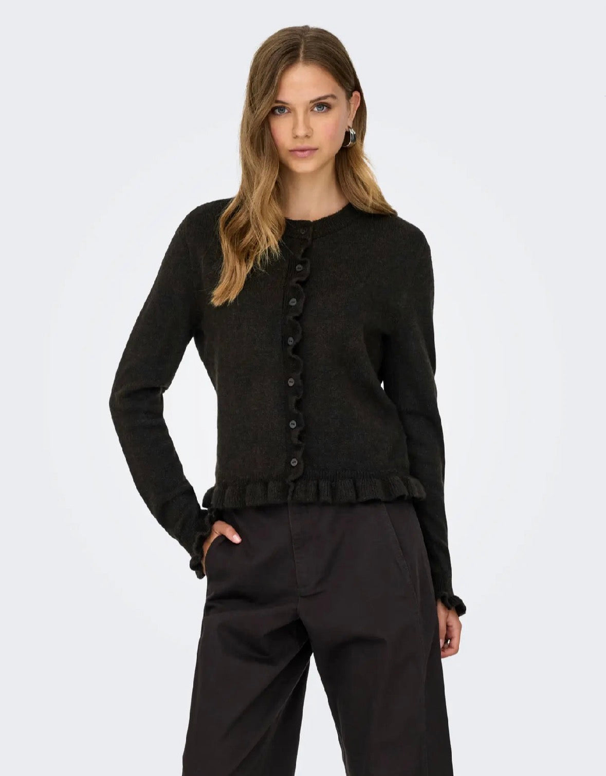 JDYLETTY FRILL CARDIGAN
