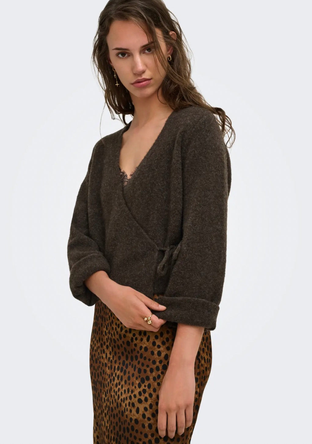 ONLLIVA V-NECK WRAP KNIT
