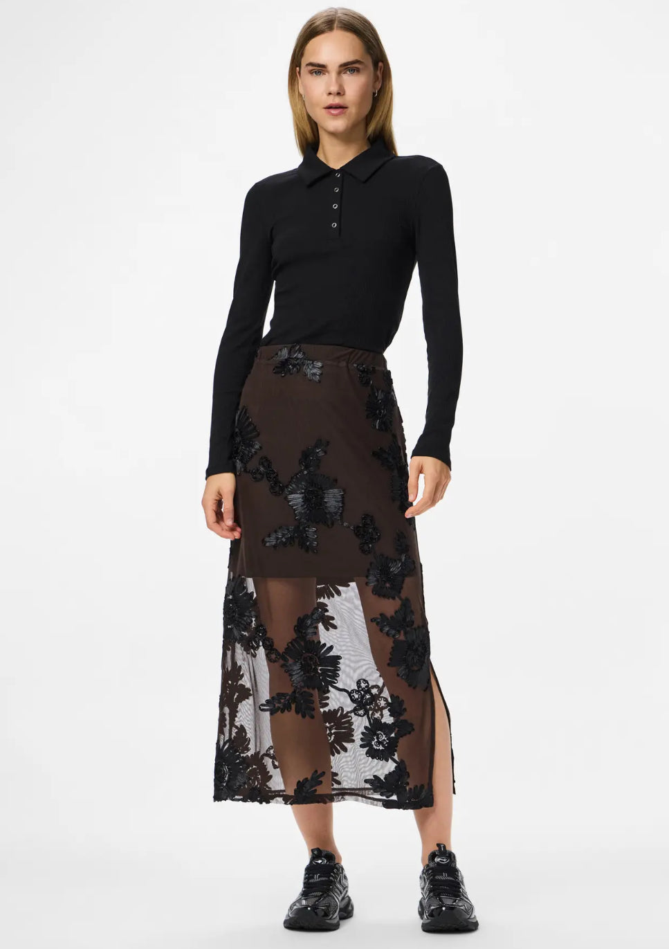PCOFFIA HW MIDI SKIRT