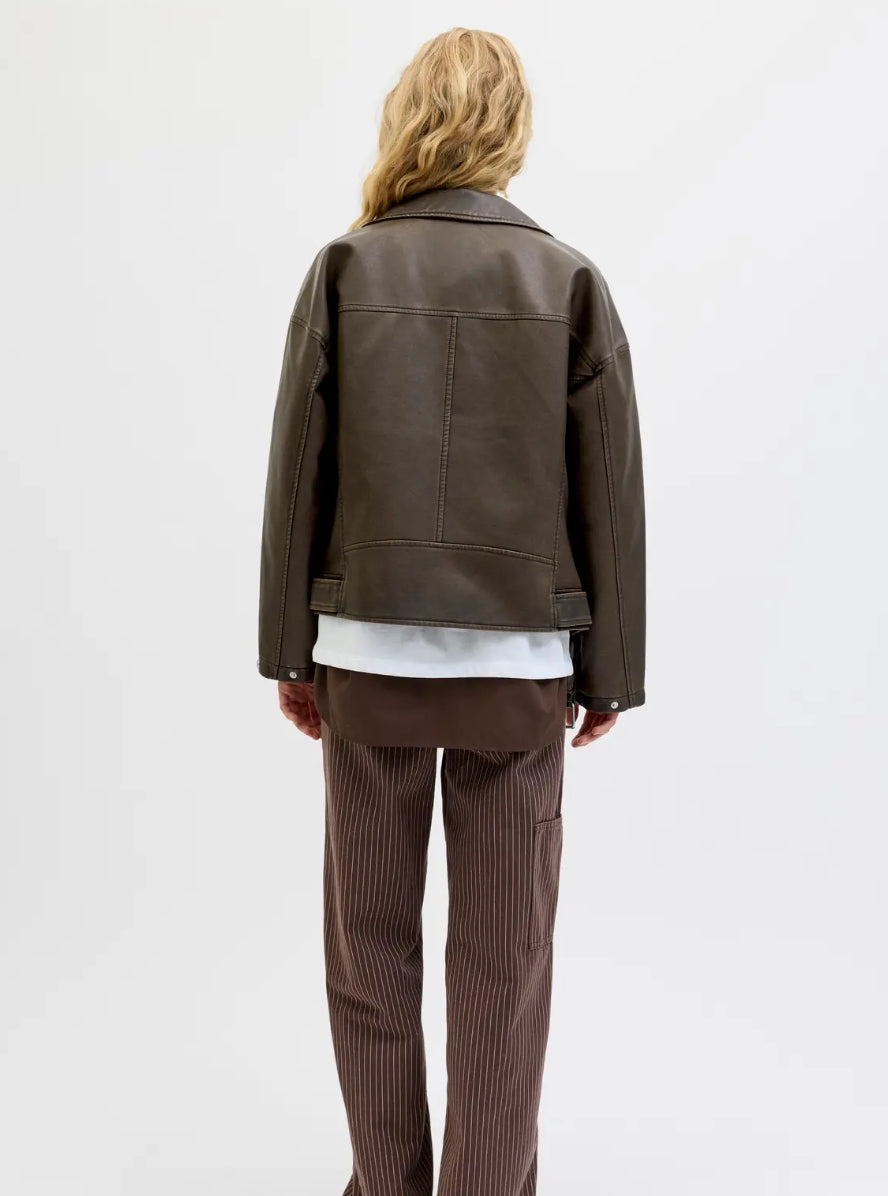 JXFRIDA WASHED BIKER JKT