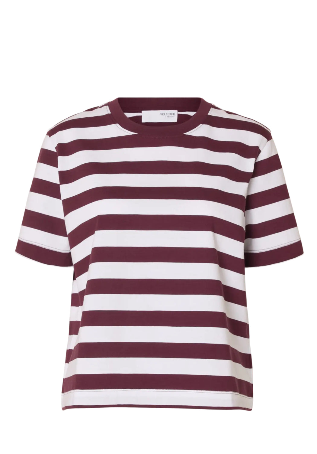 SLFESSENTIAL SS STRIPED BOXY TEE