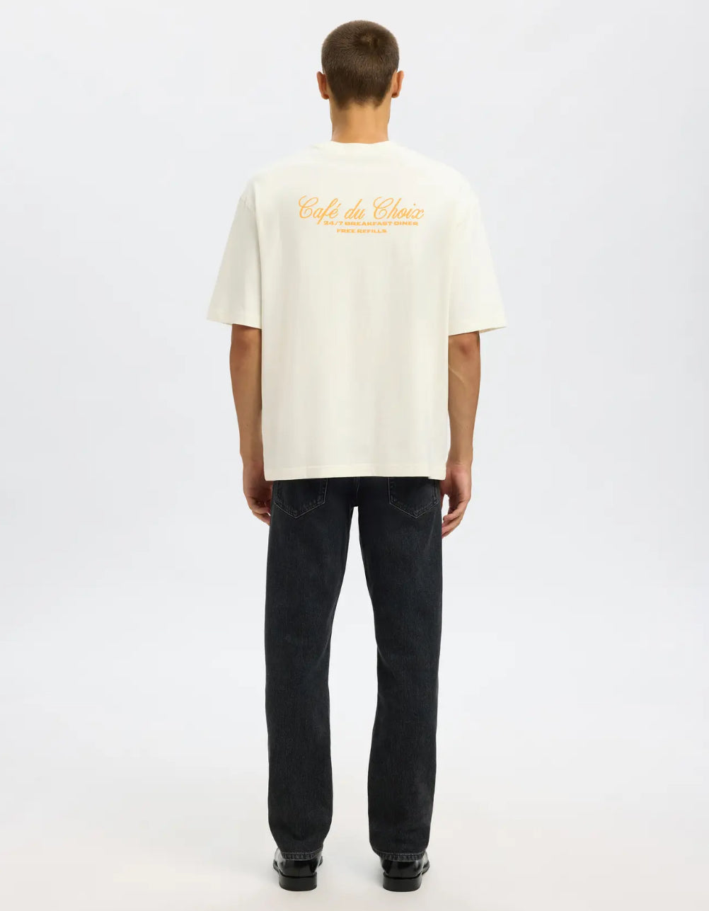 SLHRELAXNORMAN SS COFFEE TEE