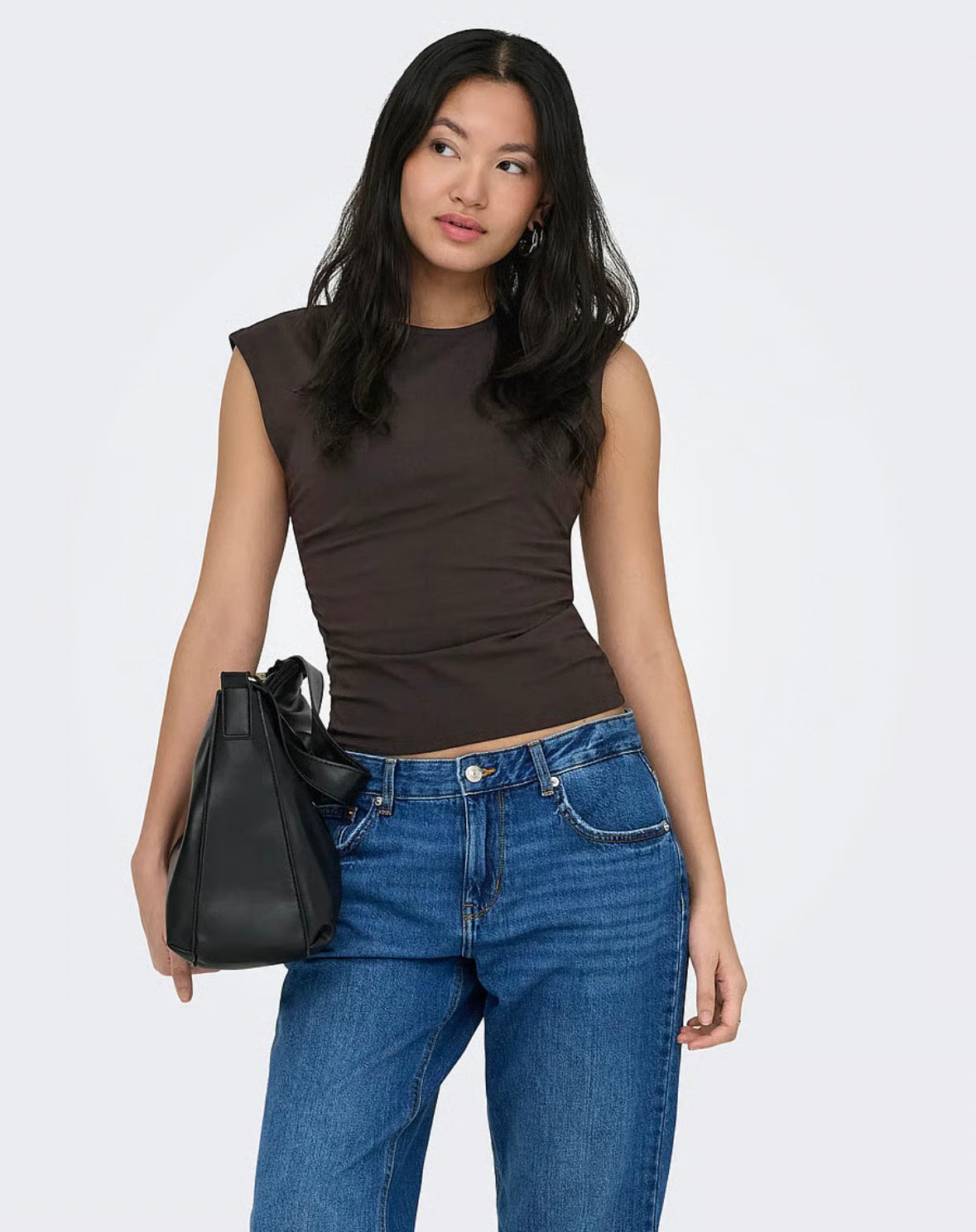 ONLMIRA CAPSL RUCHING TOP