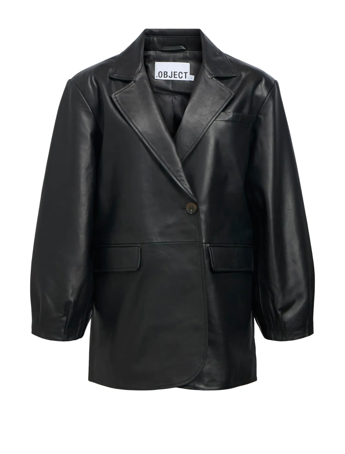OBJLUNA L/S LO LEATHER JACKET