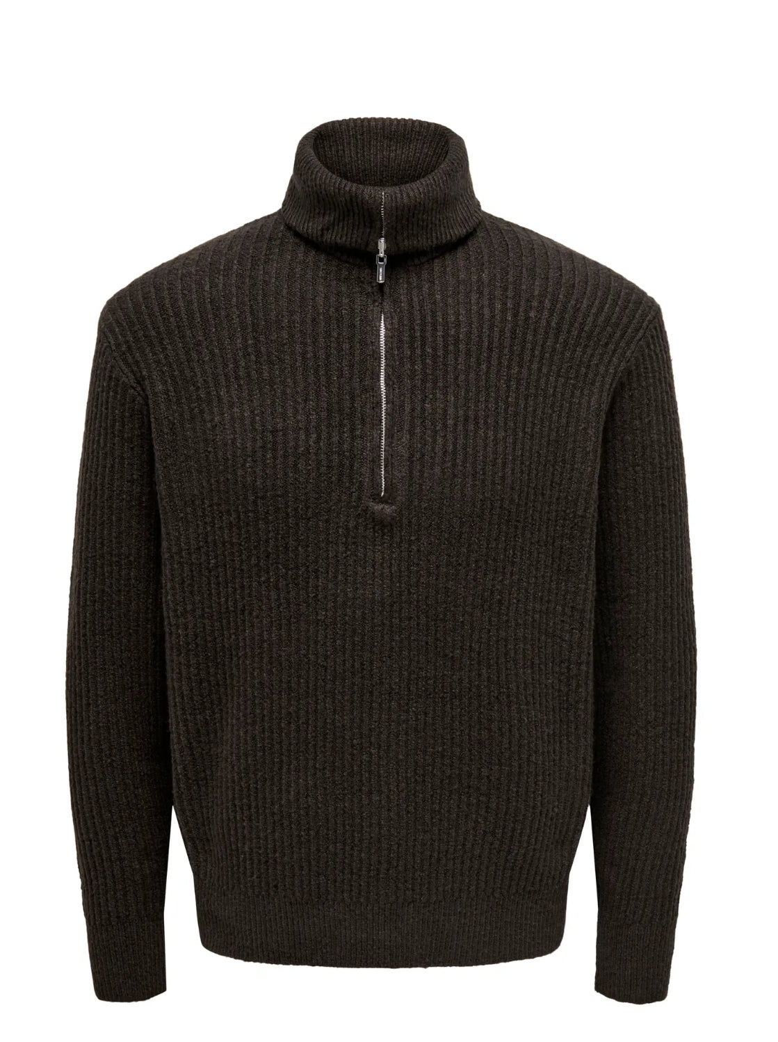 ONSFRAME RLX LS 1/2 ZIP HIGH NECK KNIT