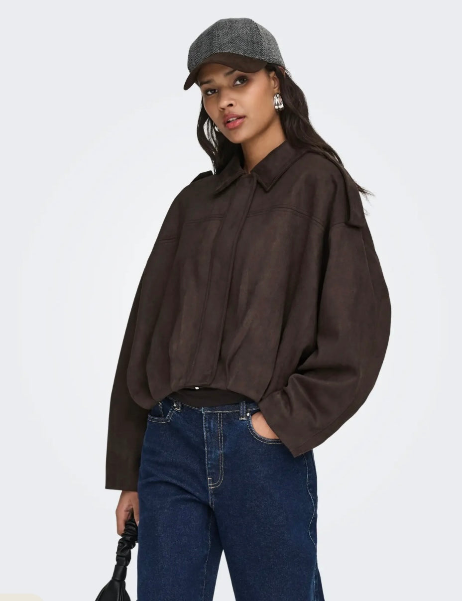 JDYNIA FAUX SUEDE BAT JACKET