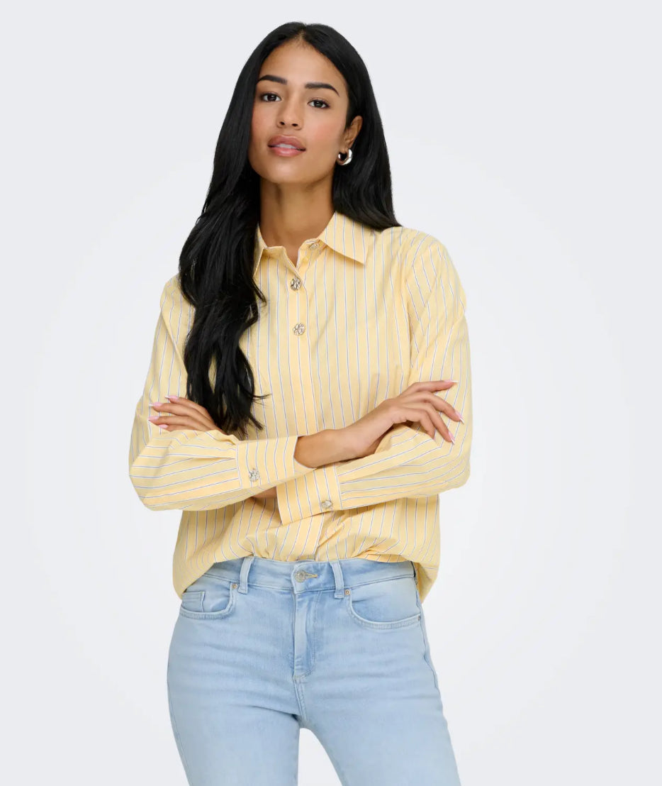 JDYSOHO L/S LOOSE STRIPED SHIRT WVN