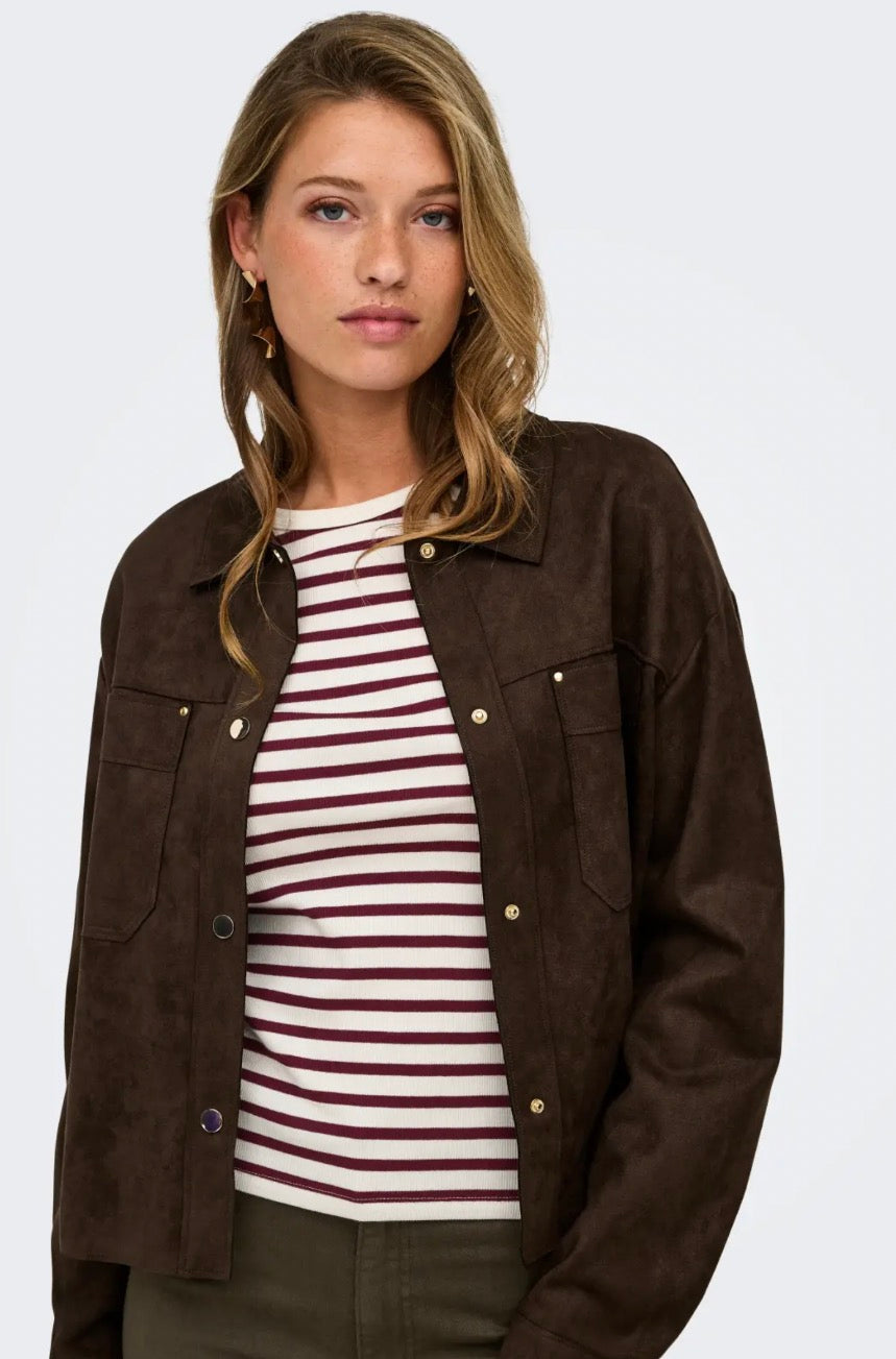 JDYJULLE FAKE SUEDE SHIRT