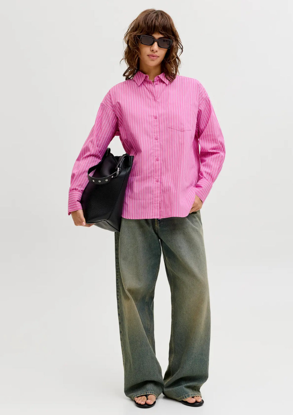 JXJAMIE LS RELAXED POPLIN SHIRT WVN