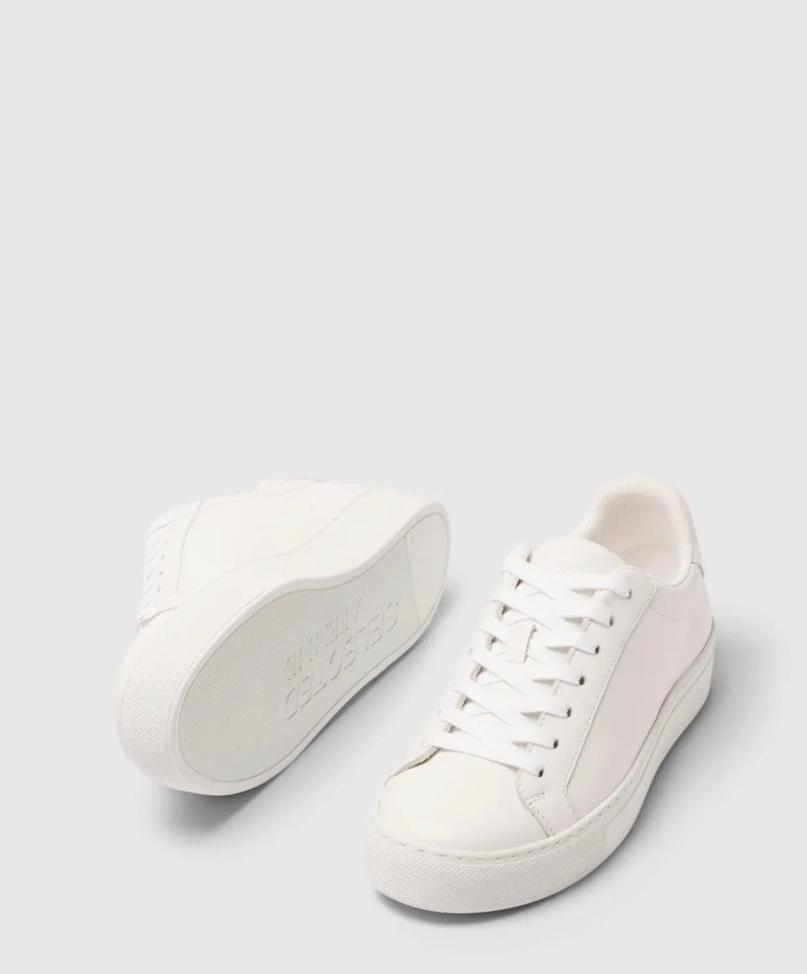 SLFEVA LEATHER SNEAKER