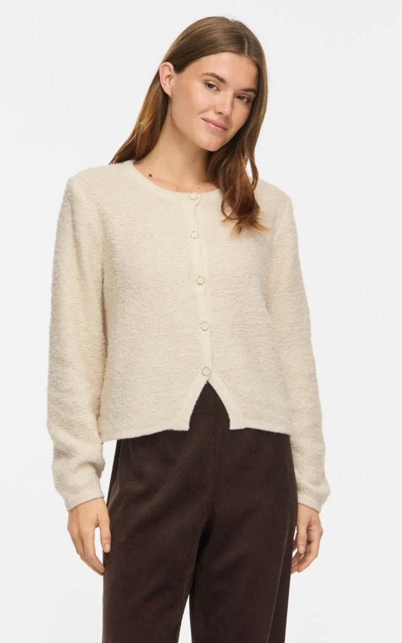 VIPIGGA O-NECK KNIT JACKET
