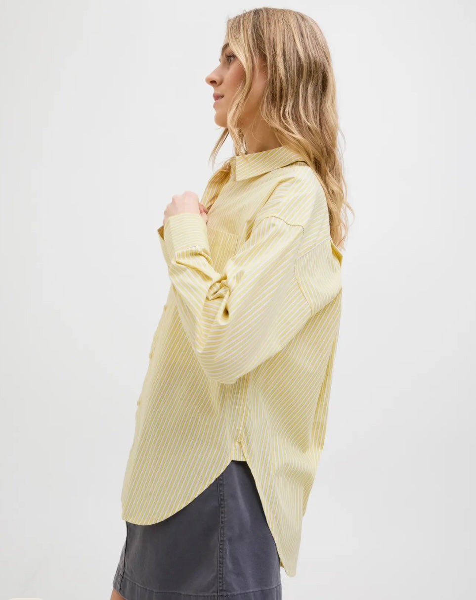 JXJAMIE LS RELAXED POPLIN SHIRT