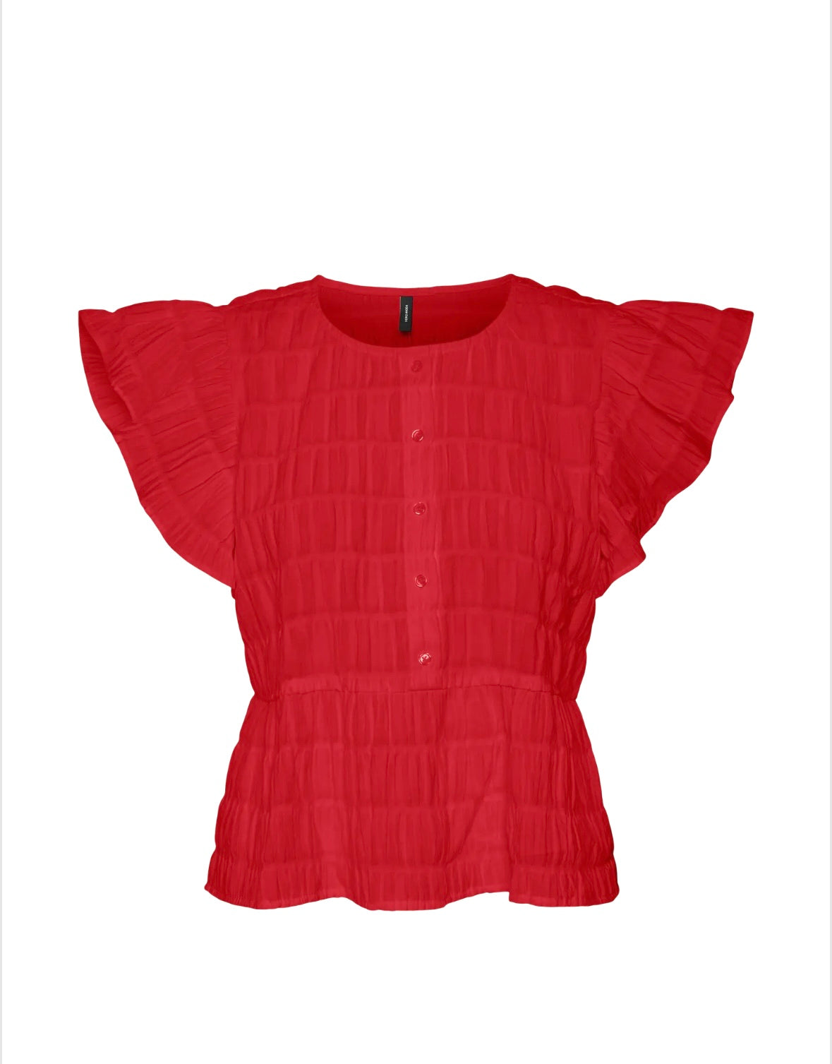 VMERMA S/S BUTTON TOP