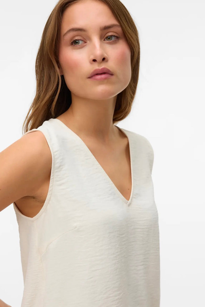 VMALVA S/L V-NECK TOP WVN
