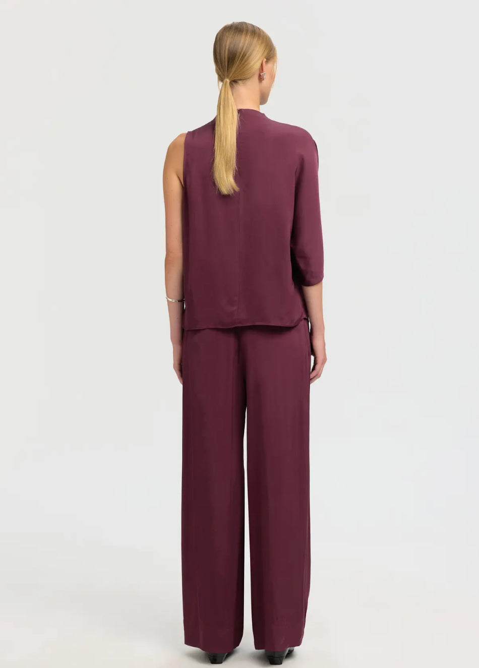 SLFLAURINA ONE SHOULDER COWL TOP
