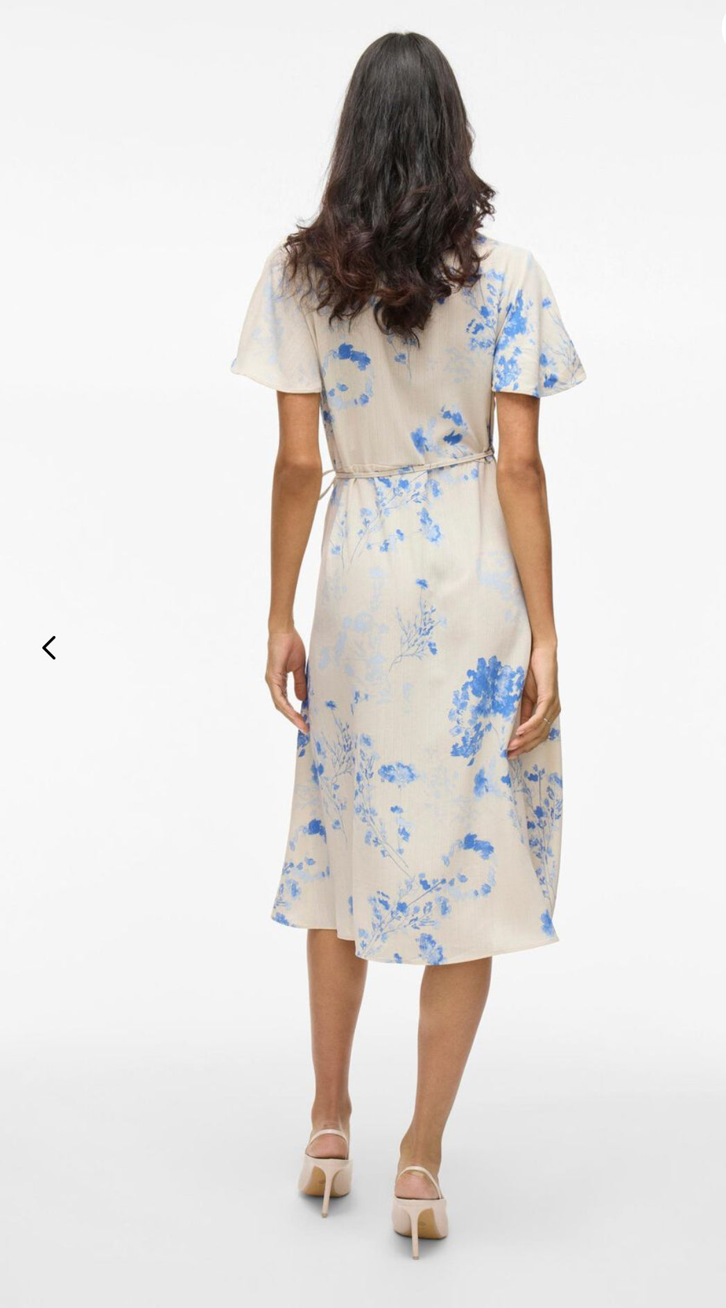 VILOVIE S/S WRAP MIDI DRESS