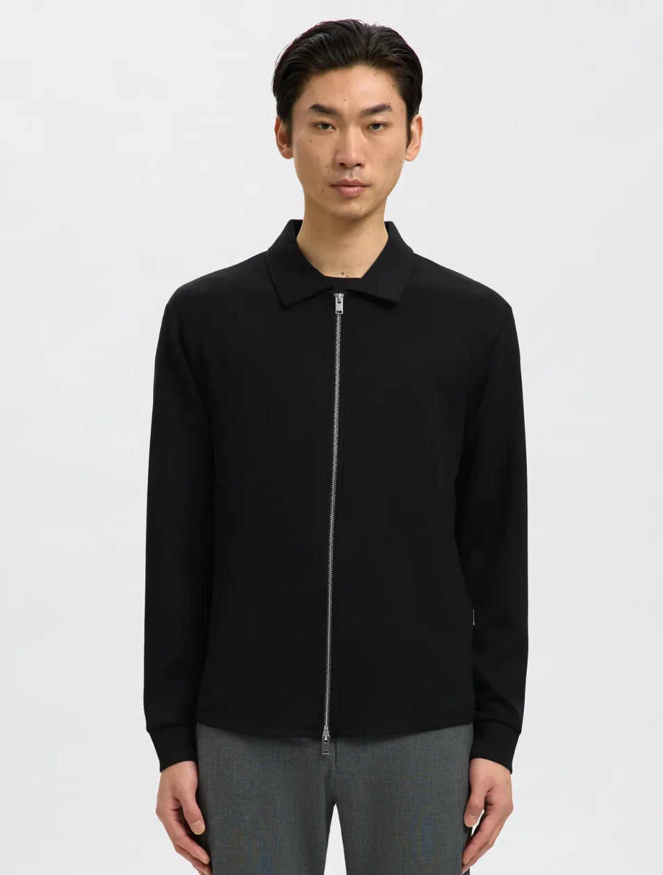 SLMEMANUEL SOFT FULL ZIP SWEAT