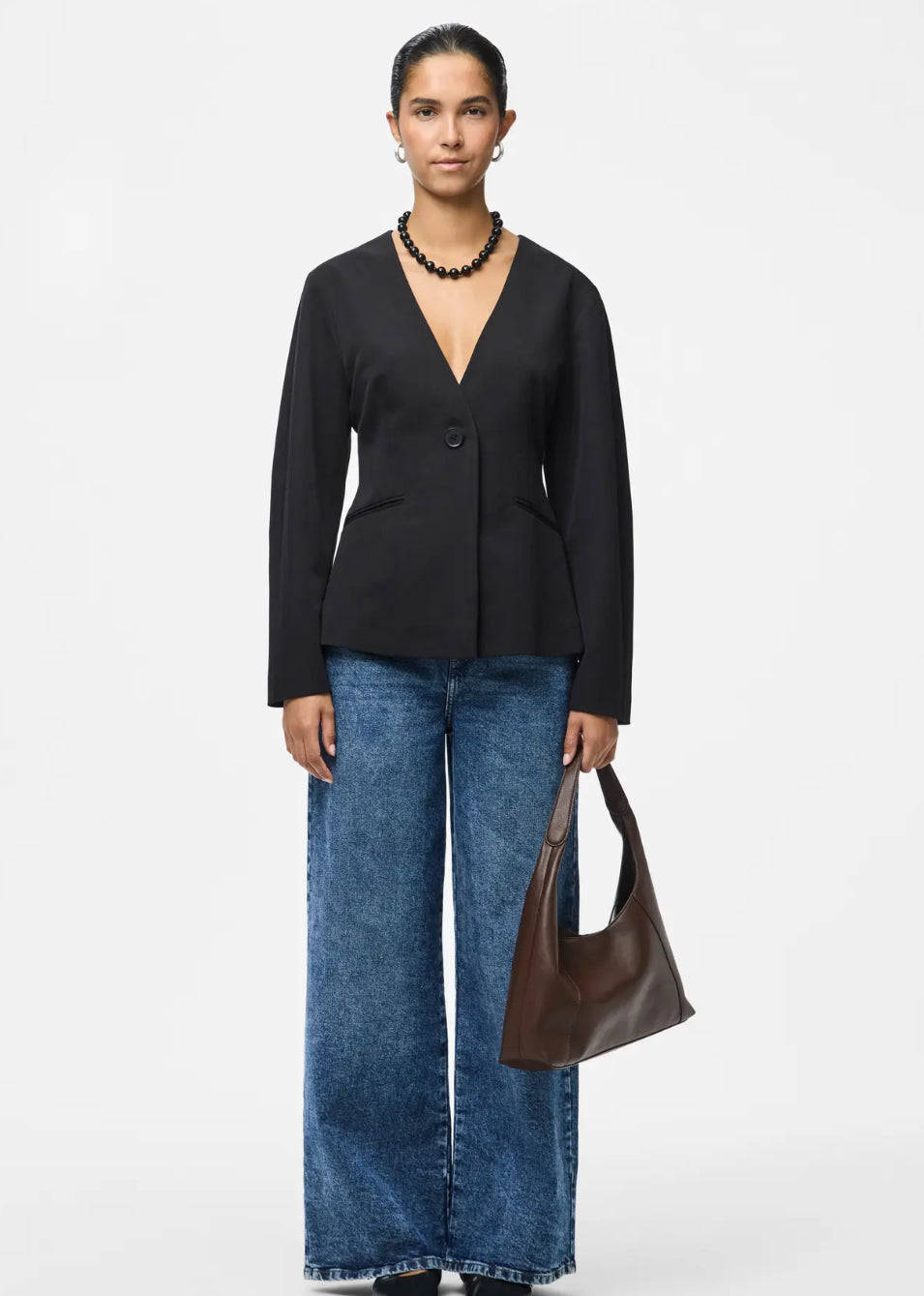 PCKAMIL LS FITTED BLAZER