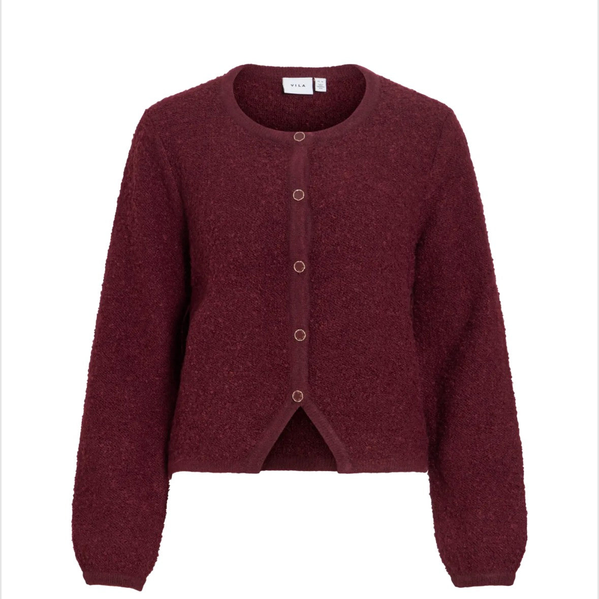 VIPIGGA O-NECK KNIT JACKET