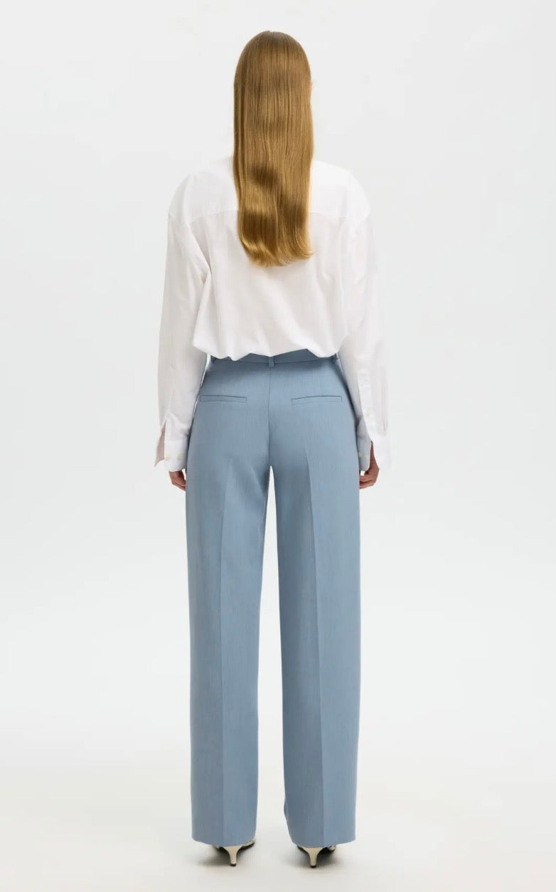 SLWRITA MW WIDE PANT MEL