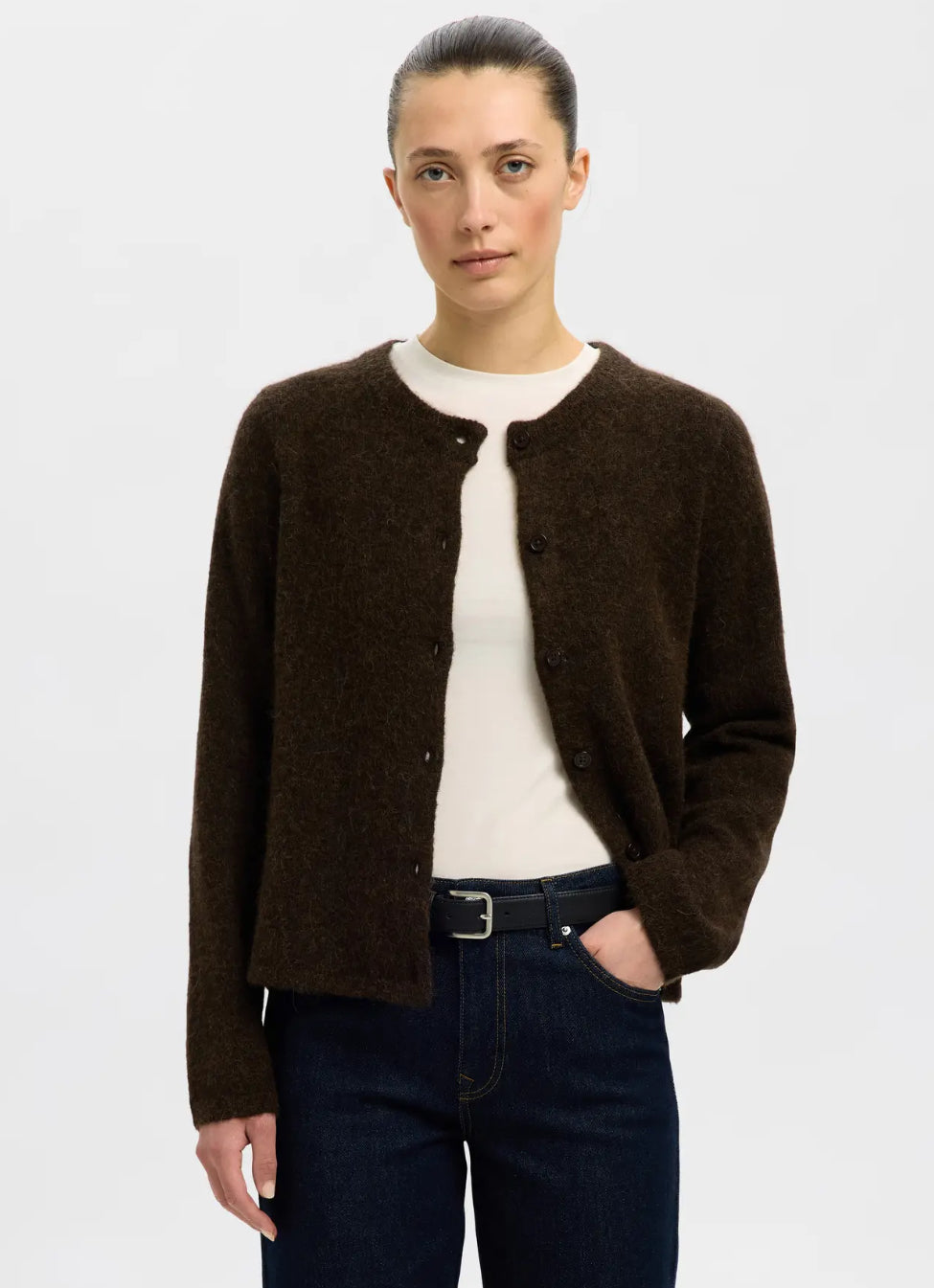 SLFLULU NEW LS KNIT CARDIGAN