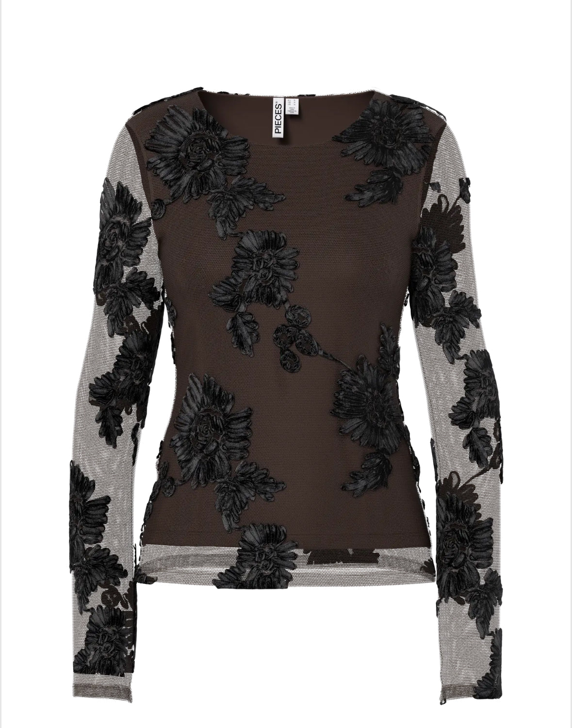 PCOFFIA LS BOATNECK TOP