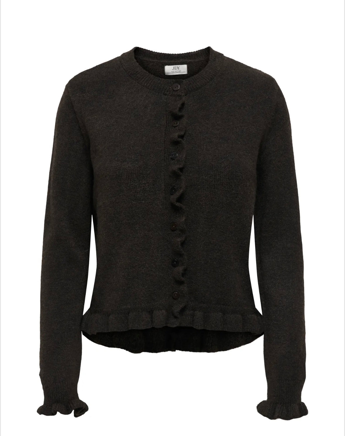 JDYLETTY L/S ON FRILL CARDIGAN KNT
