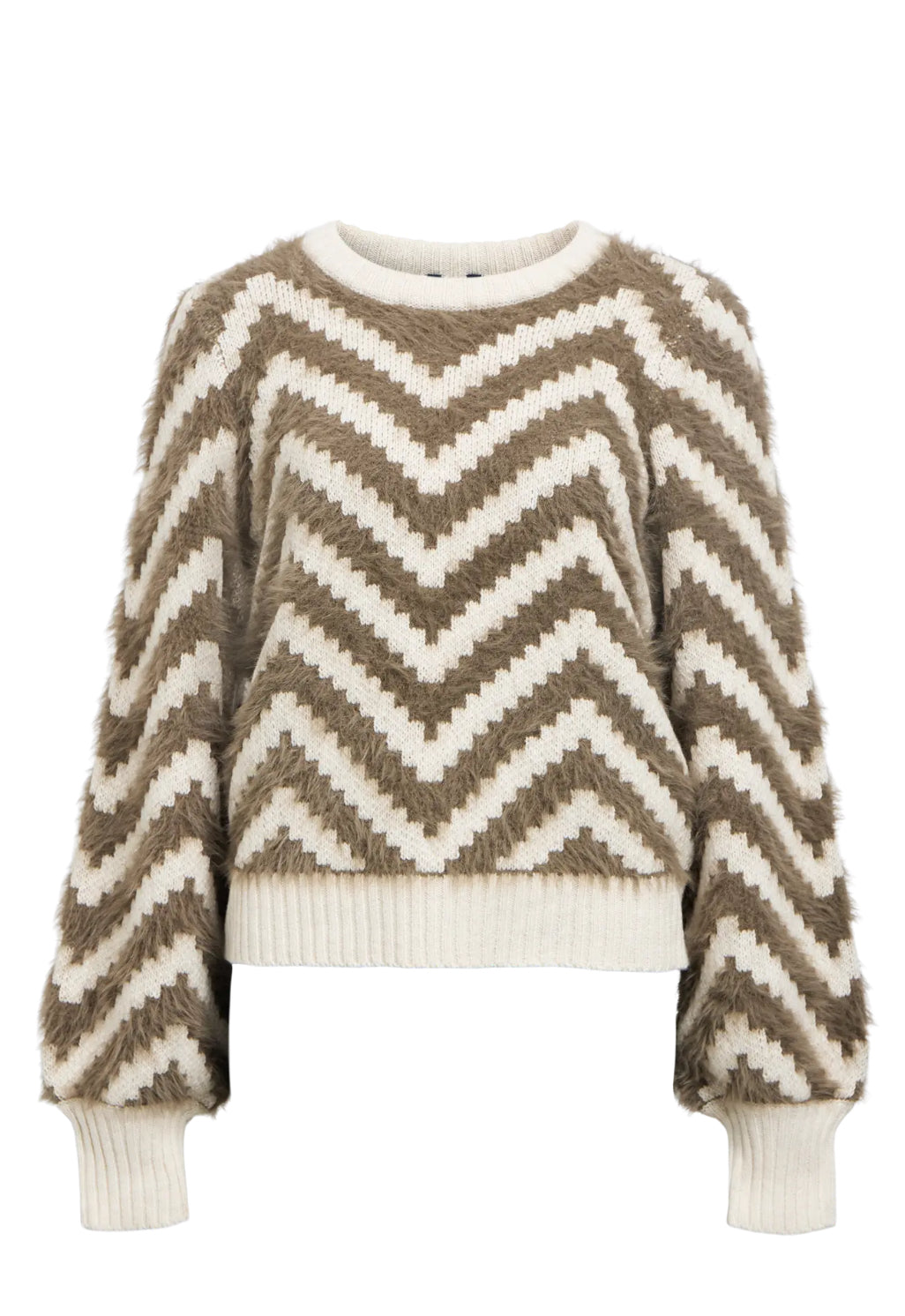 Objhollow knit pullover