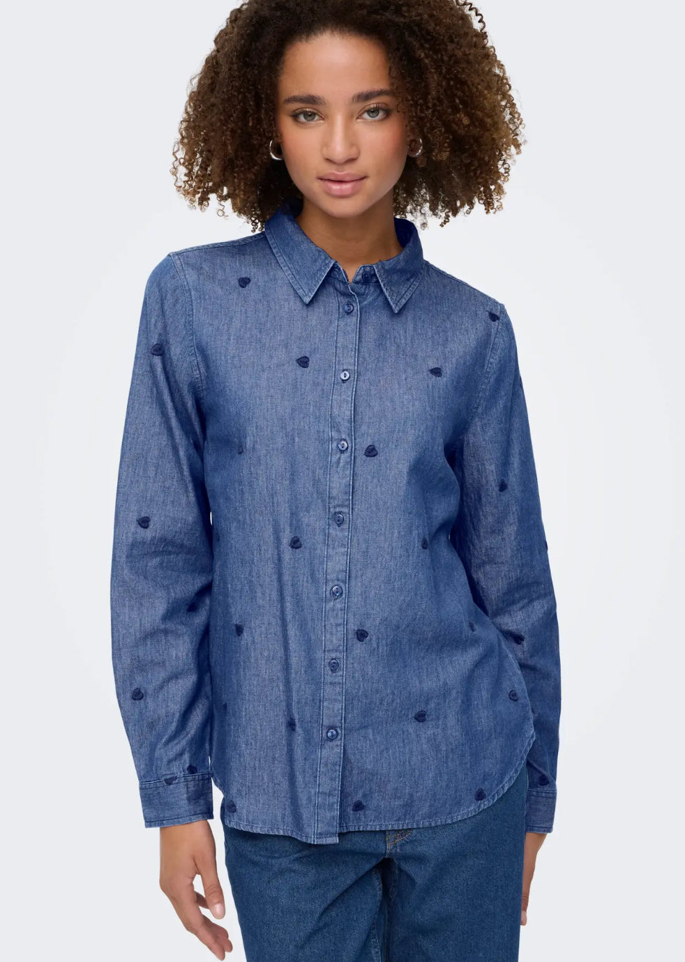 JDYLOVE L/S EMBR SHIRT WVN DIA