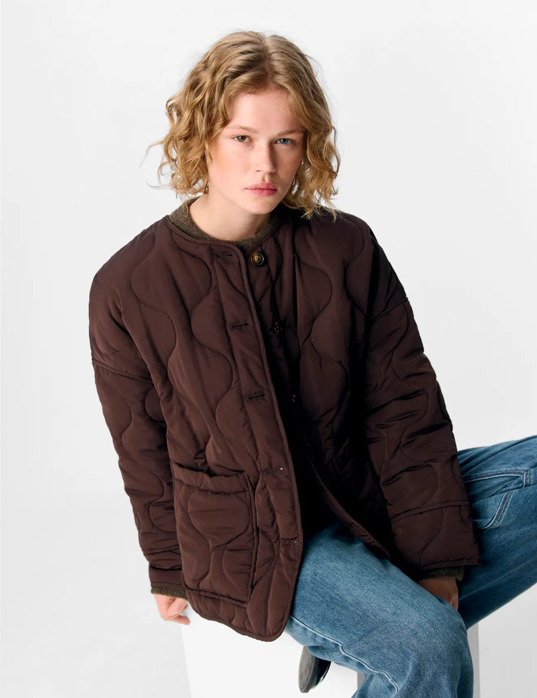 OBJALLIE LS LO QUILTED JACKET