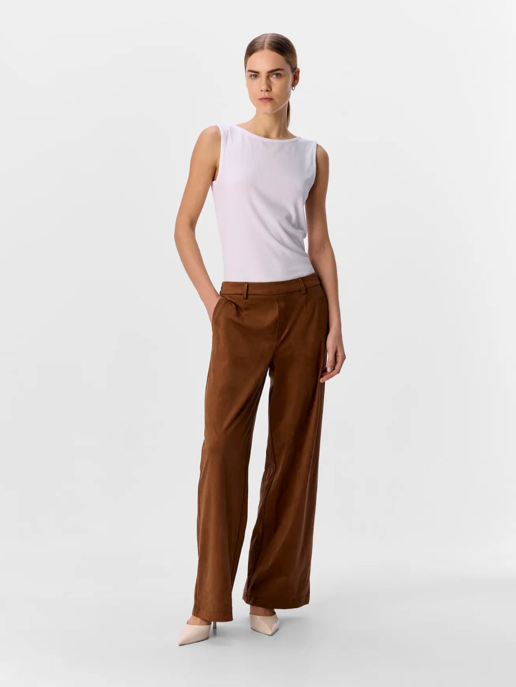 OBJFENJA LISA MW WIDE PANT