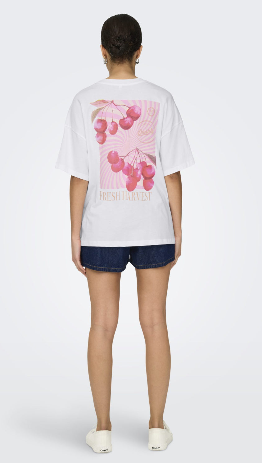 ONLVIVVI LIFE TOP - KÖRSBÄR