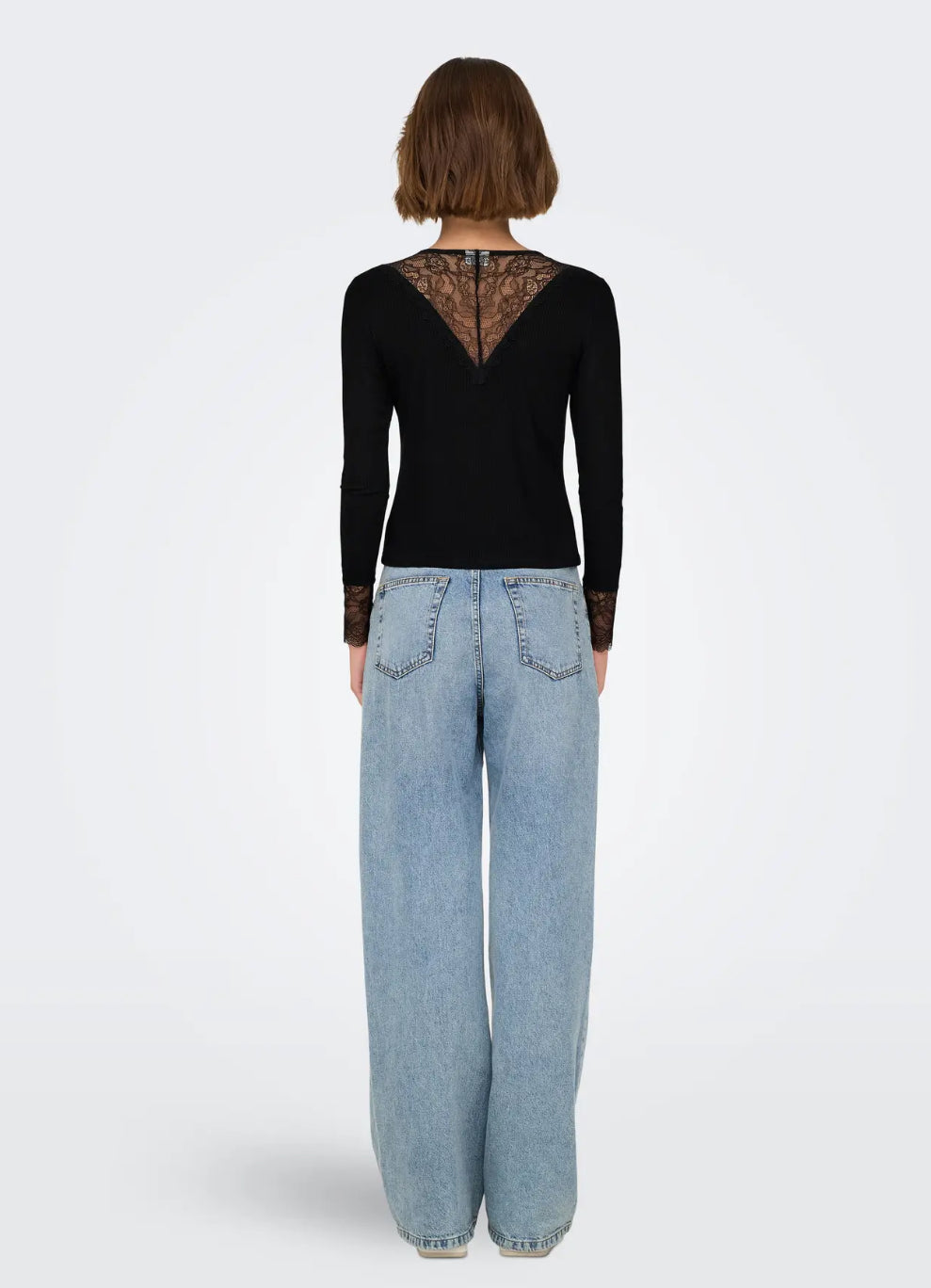 JDYROXY L/S LACE TOP JRS