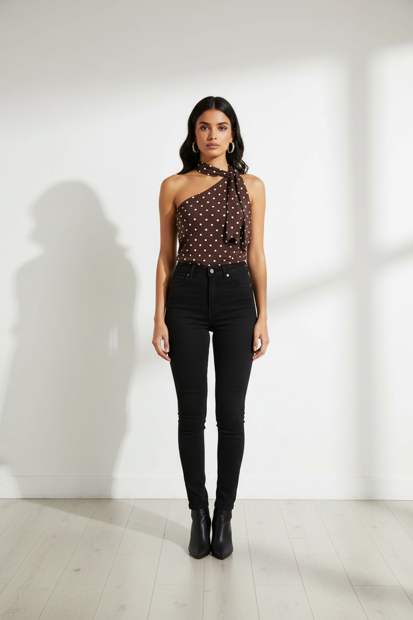 VMVIC SL SCARF TOP JRS