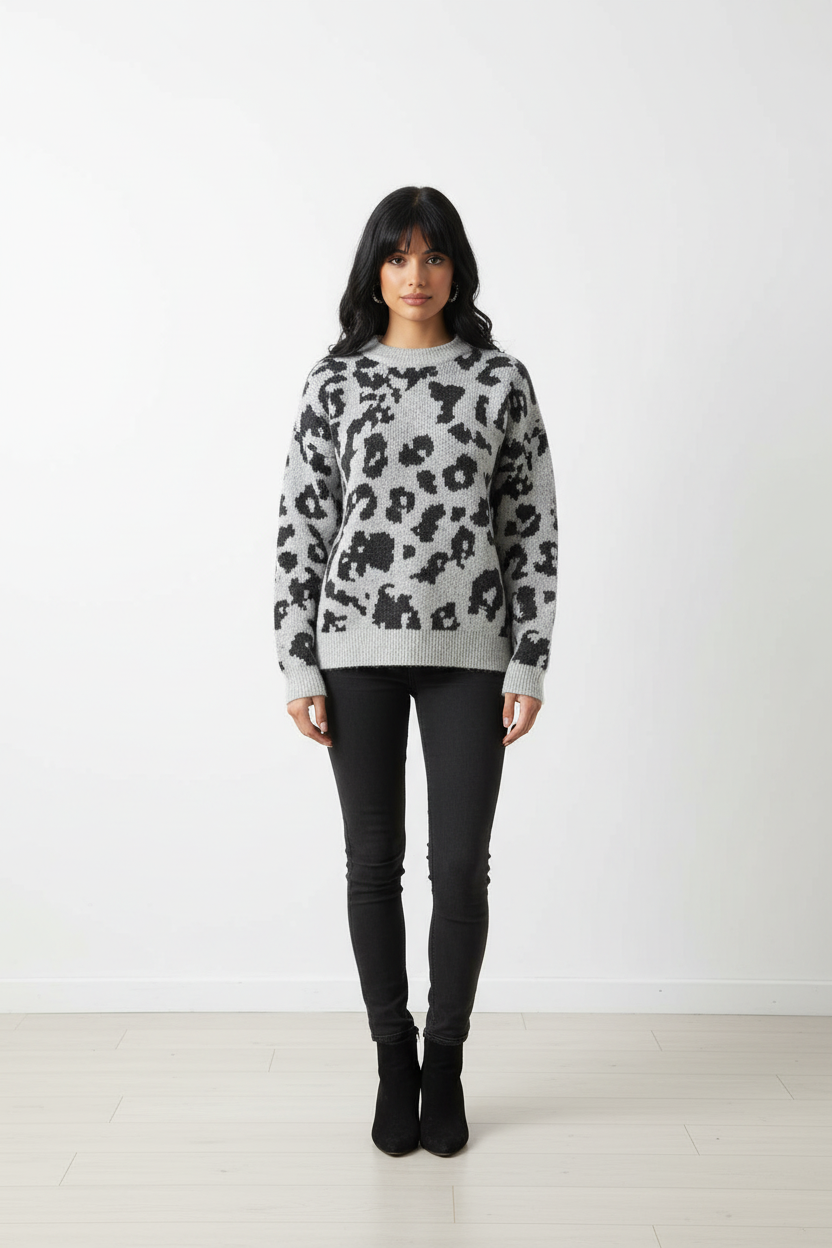 OBJDIANA LS RE O-NECK KNI