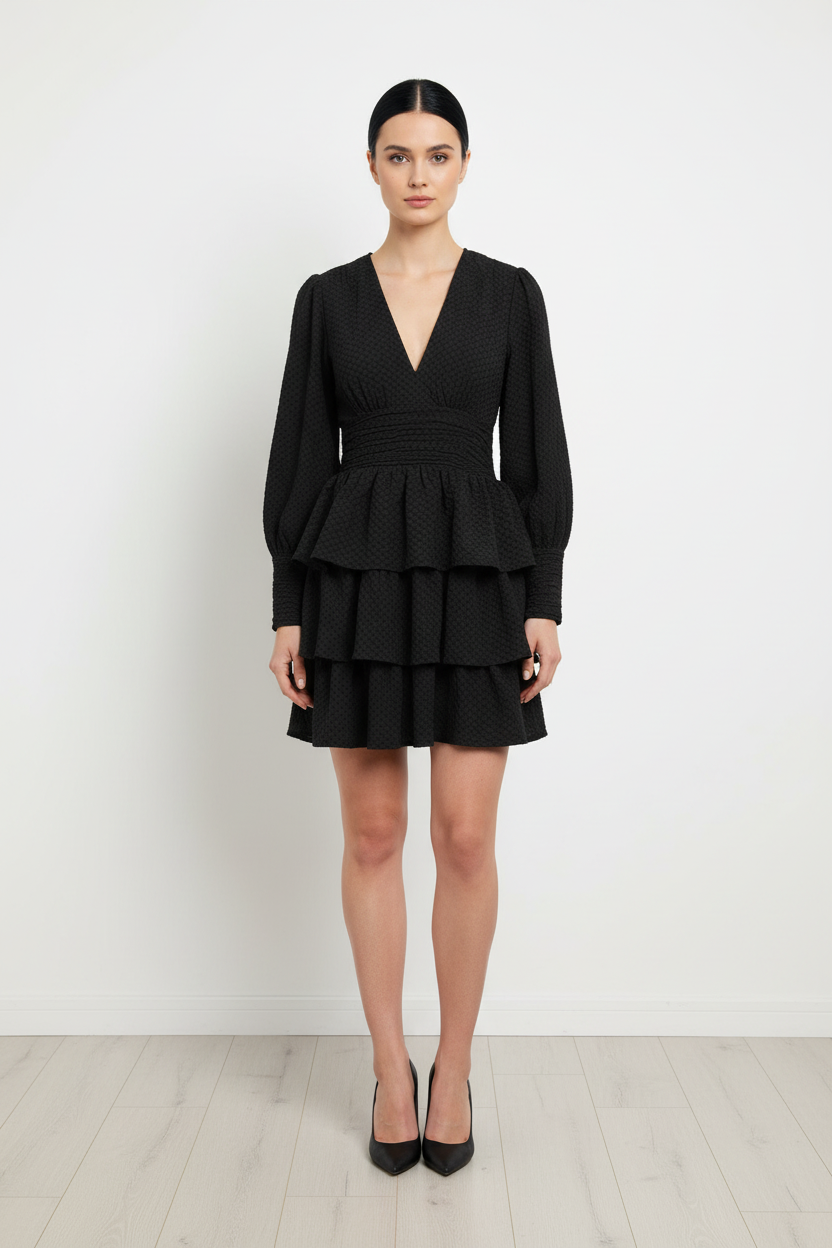 PCMONIKA LS SHORT DRESS