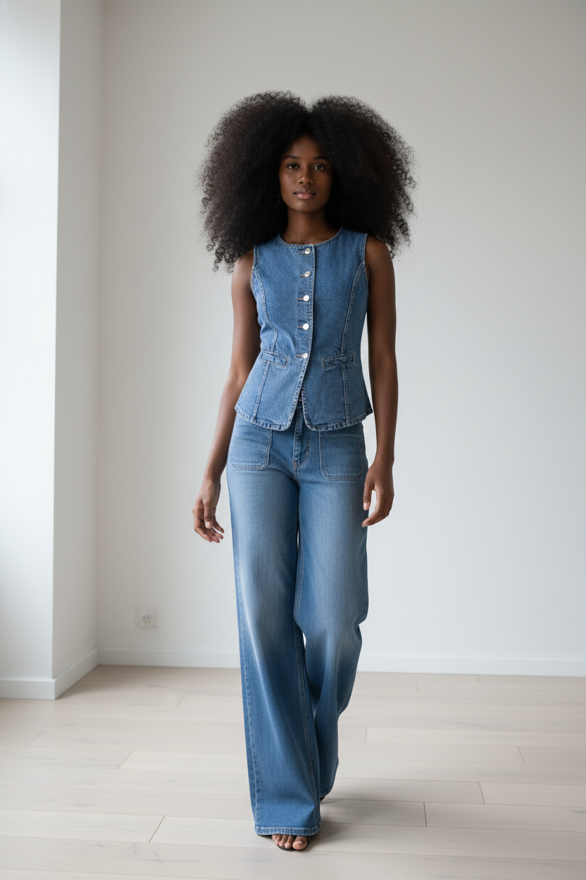 ONLMADISON BLUSH HW DOU POC WIDE DNM