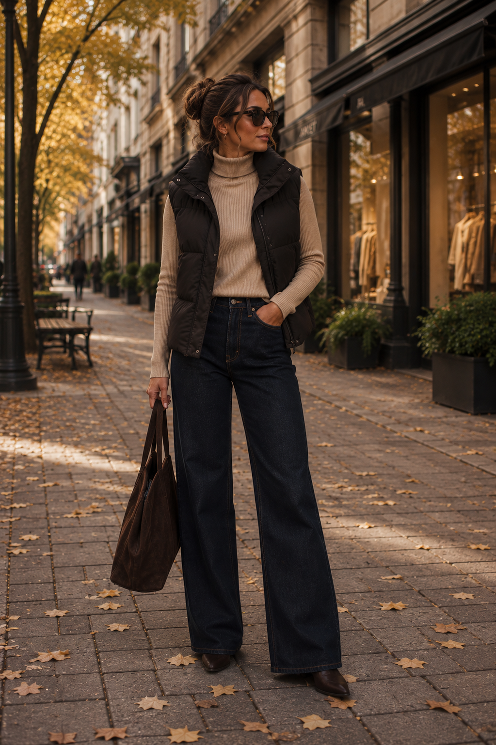 ONLMADISON BLUSH HW WIDE DNM REA024
