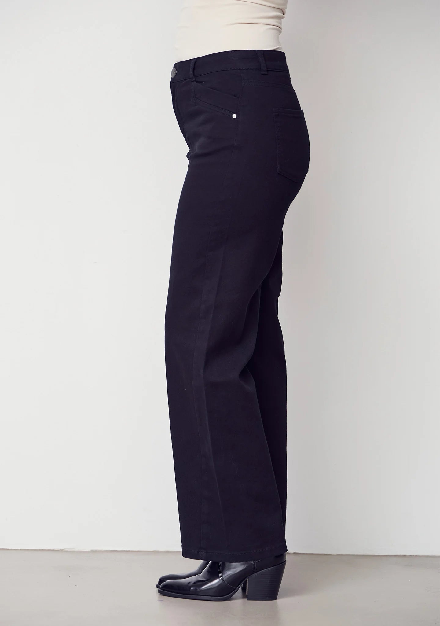Como Twill Wide Pant - Black
