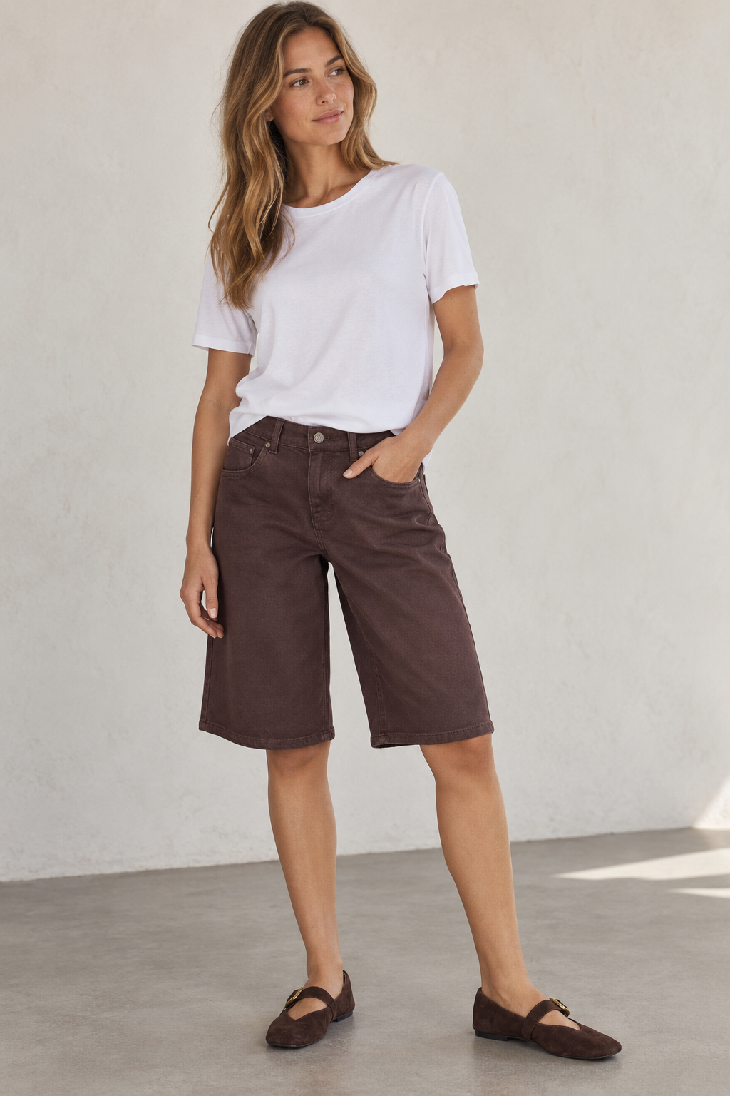 OFIRA-SHORTS Brun