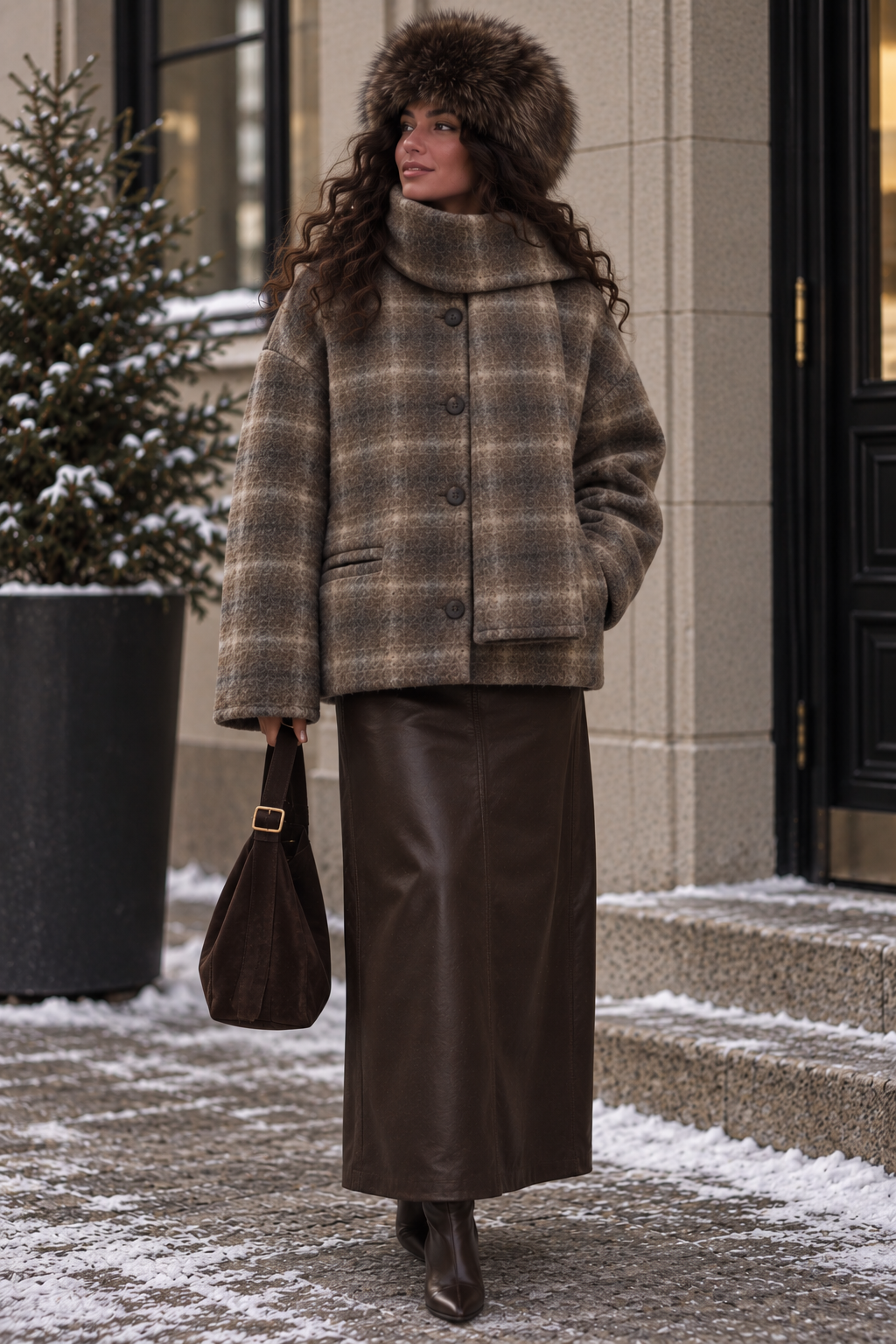 OBJMAISE L/S LO SCARF JACKET
