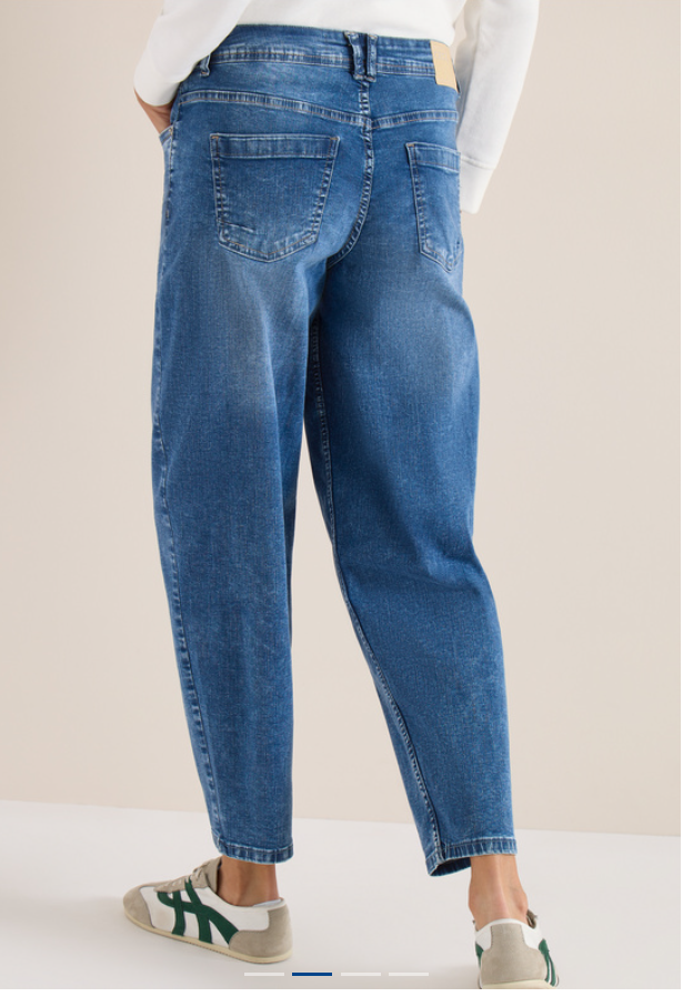 CECIL SCARLETT BARREL DENIM
