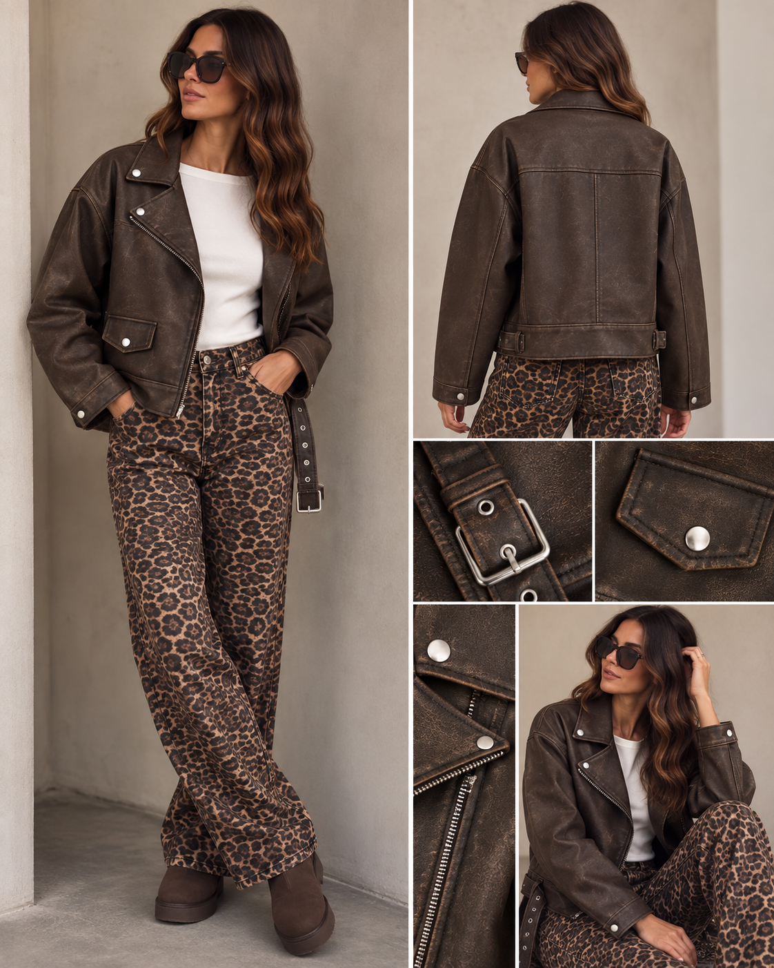 JXFRIDA WASHED BIKER JKT