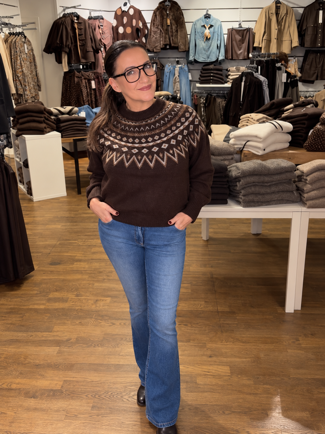 JDYJUNIE L/S ON FAIR ISLE PULLOVER