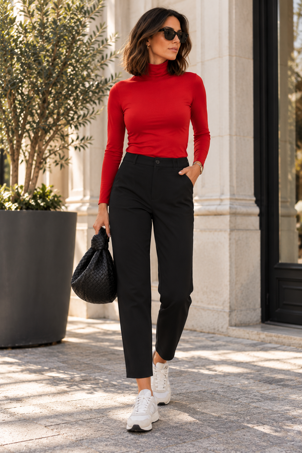 FQSWIFT - PANTS - BLACK