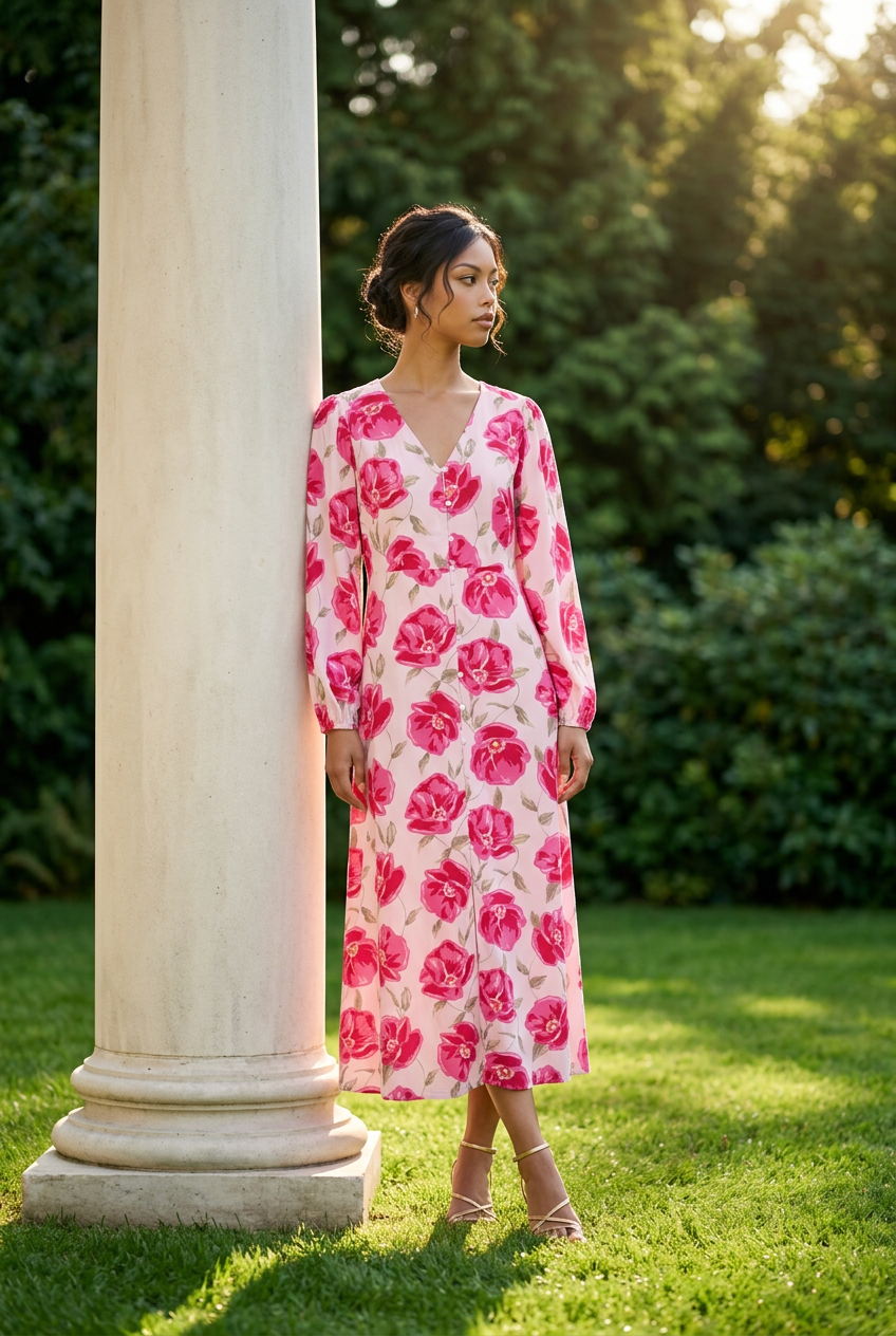 PCGAITLYN LS ANKLE DRESS