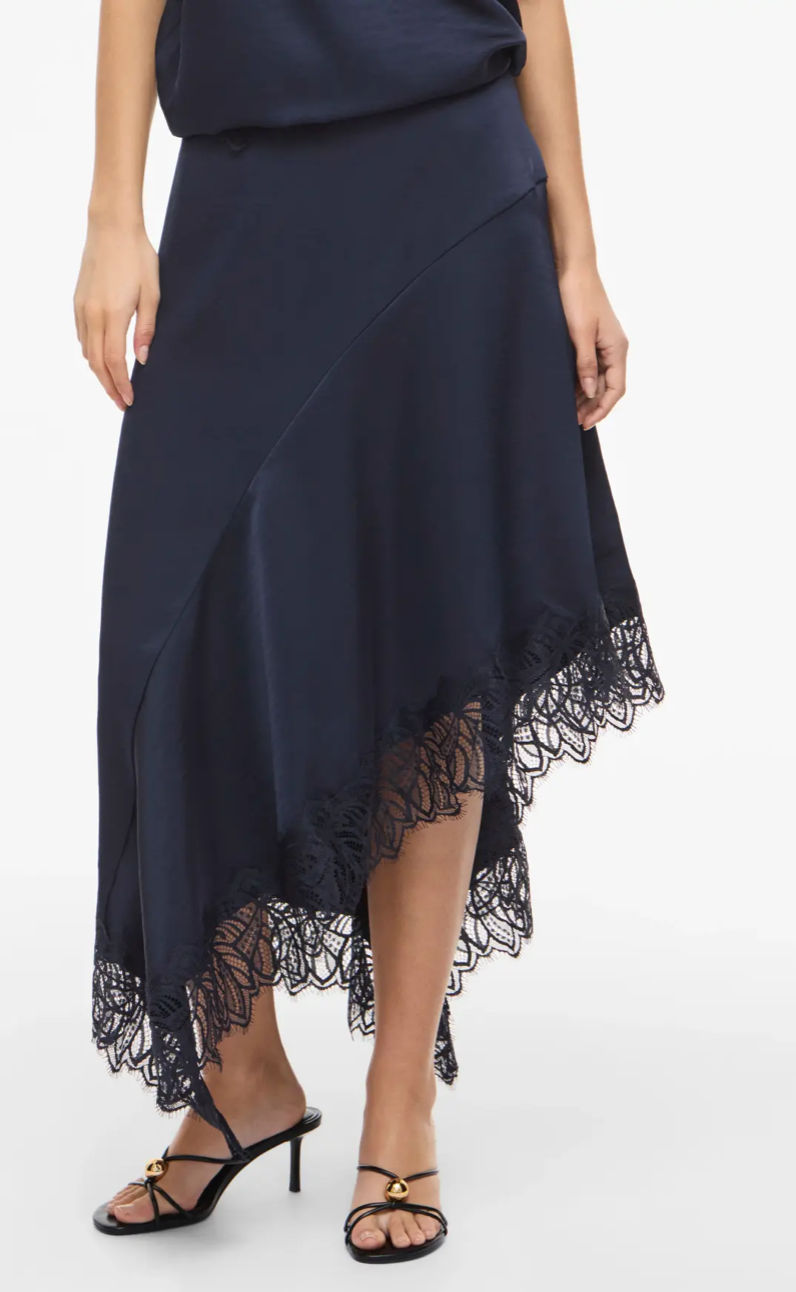 Vilea high low Lace skirt