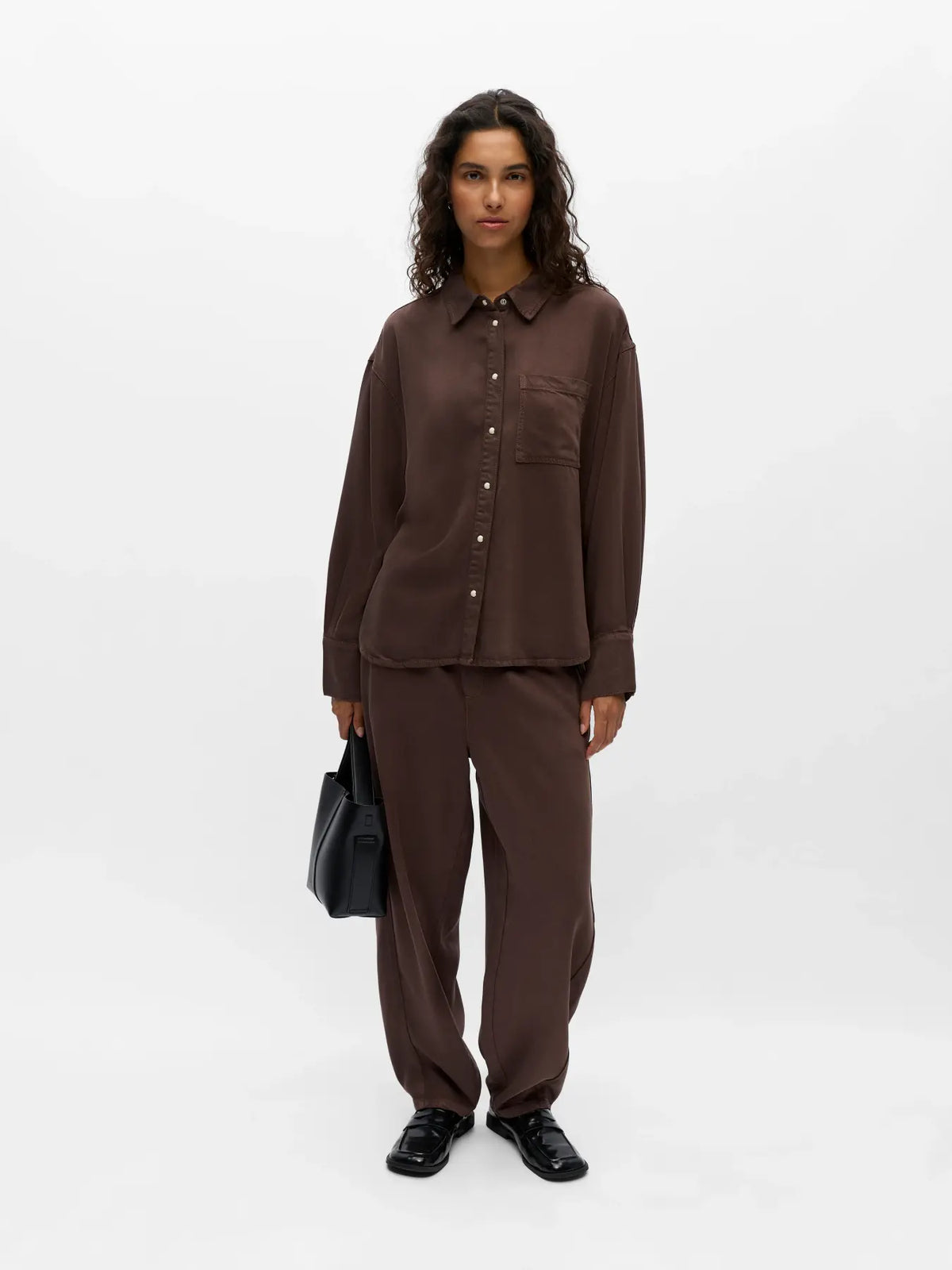 OBJFRAME ZILA L/S RE SHIRT
