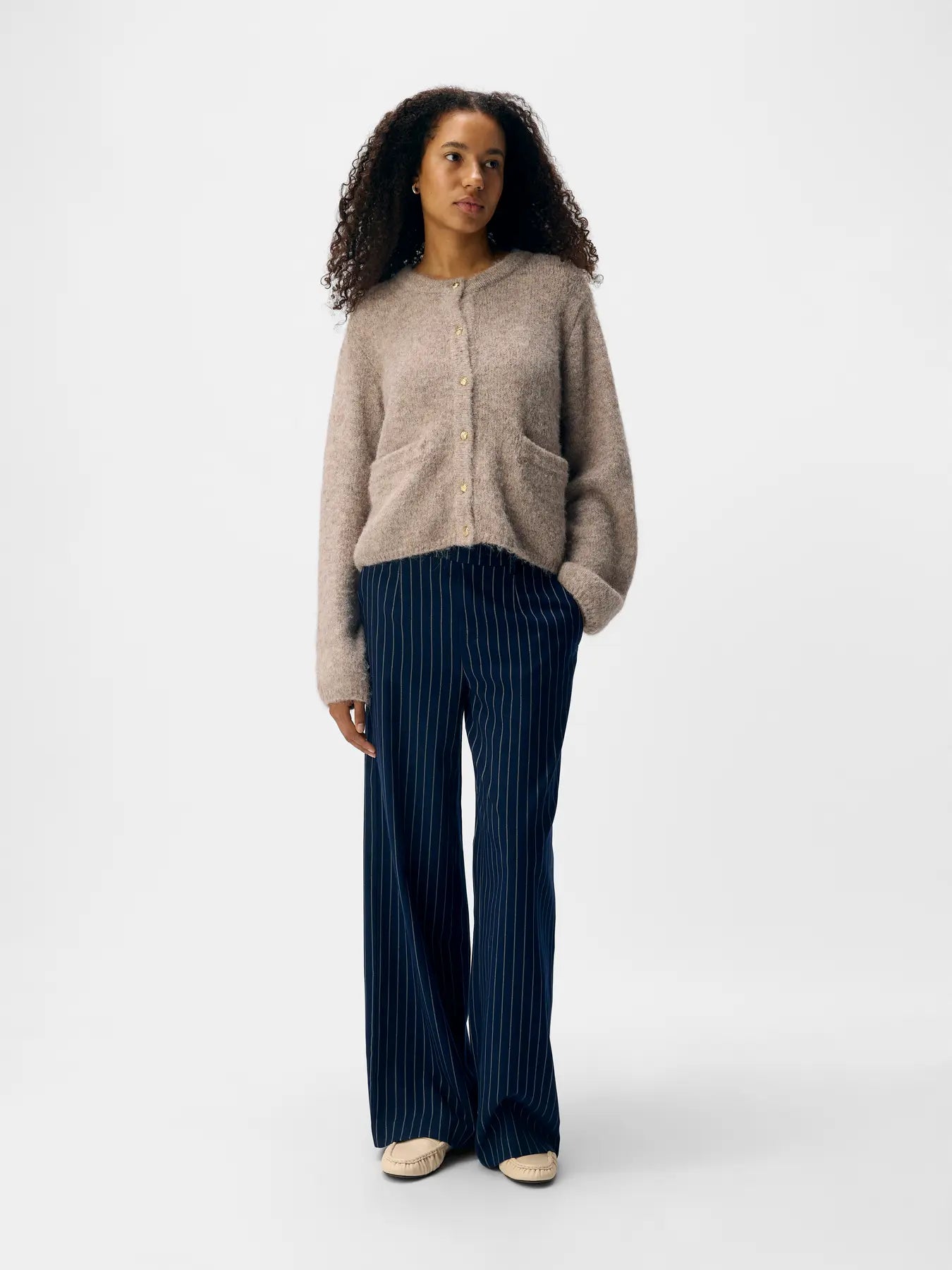 OBJSAGGIA RE L/S KNIT CARDIGAN